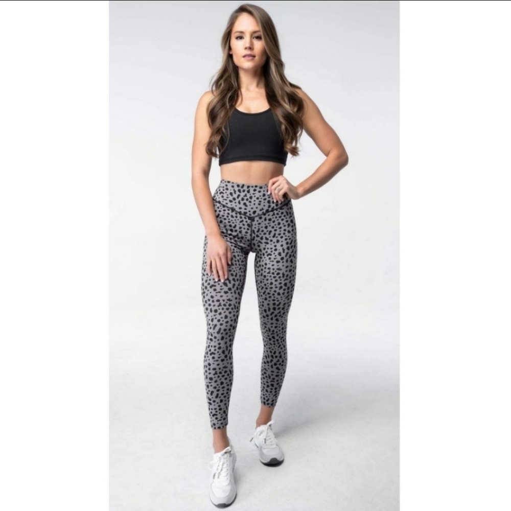 Balance Athletica midnight leopard leggings NIB